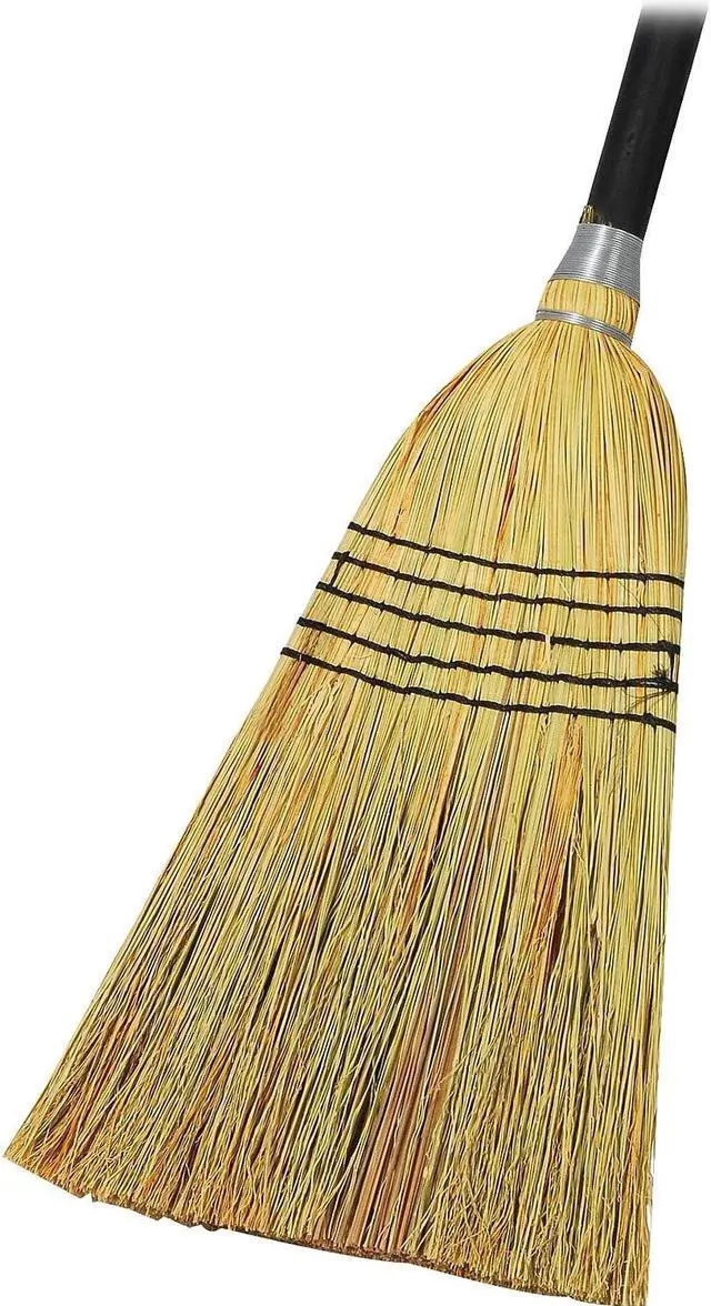 Alt view image 7 of 8 - Genuine Joe Lobby Blend Broom 11" W 56" Handle Natural 58563