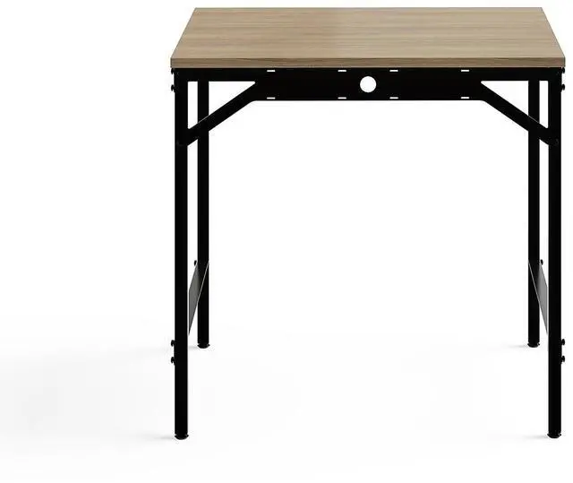 Alt view image 7 of 16 - Safco Simple Study Desk, 30.5" x 23.2" x 29.5", Walnut (SAF5273BLWL)