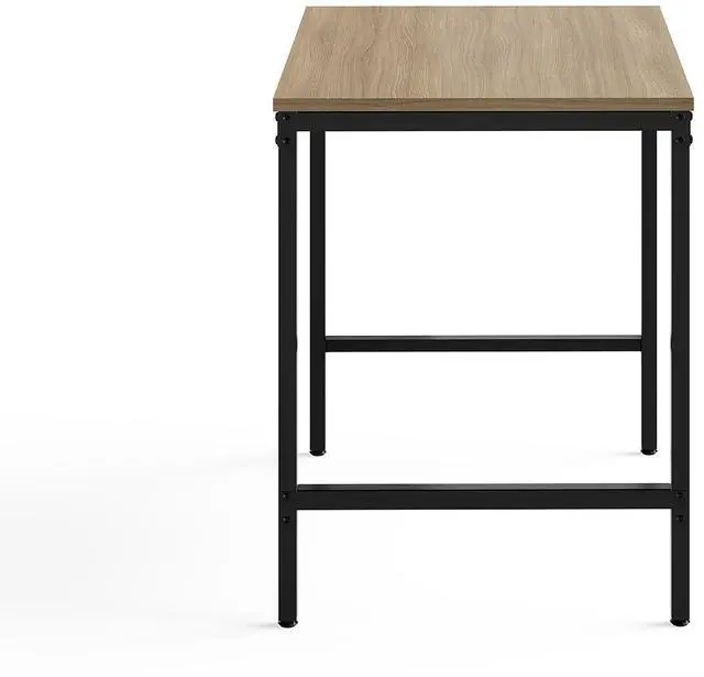 Alt view image 9 of 16 - Safco Simple Study Desk, 30.5" x 23.2" x 29.5", Walnut (SAF5273BLWL)