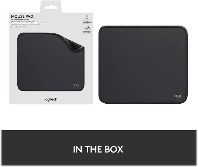 Alt view image 8 of 10 - Logitech Mouse Pad Graphite 956000035