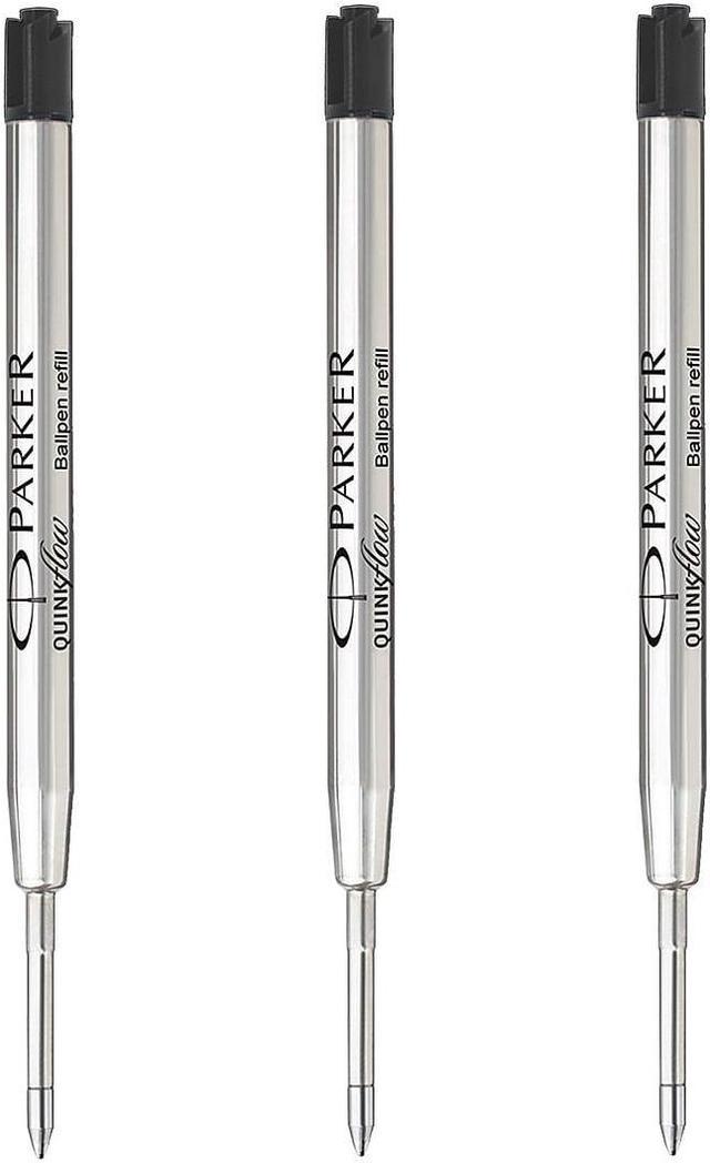 Refill for Parker Ballpoint Pens, Medium Conical Tip, Black Ink -  mastersupplyonline