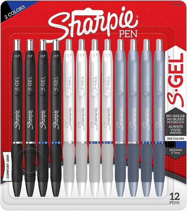 BIC Round Stic Grip Extra Comfort Blue Ballpoint Pens, Medium Point  (1.2mm), 12-Count Pack, Excellent Writing Pens With Soft Grip for Superb  Comfort and Control