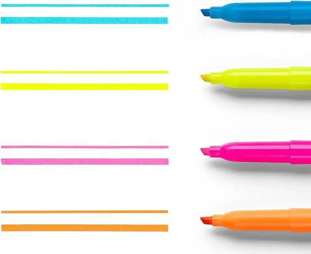 Alt view image 3 of 11 - Universal Deluxe Porous Tip Stick Pen Assorted Ink Medium 8 per Pack 50504