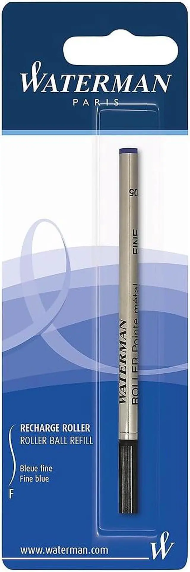Alt view image 4 of 4 - Waterman Rollerball Refill for Rollerball Pens, Fine Point, Blue Ink