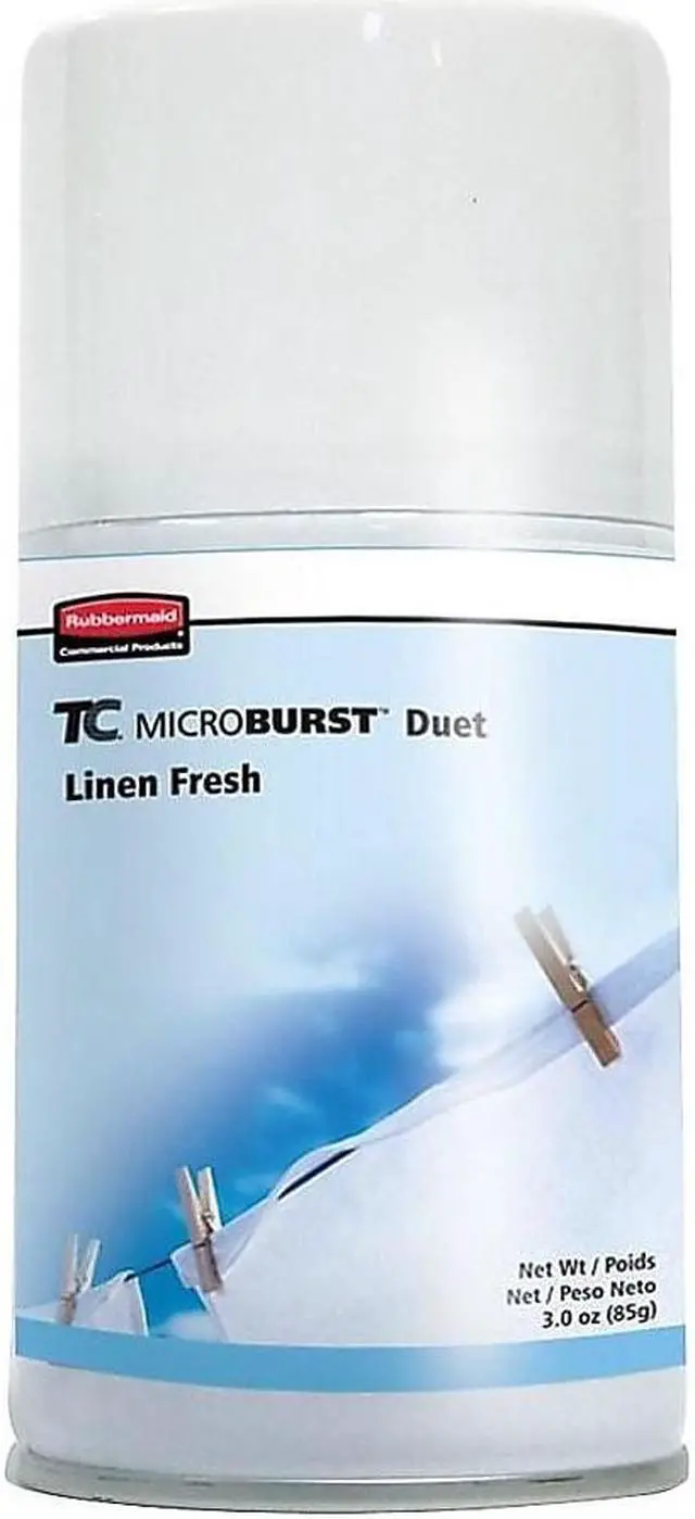 Alt view image 8 of 10 - RUBBERMAID FG4012441 Air Freshener Refill,Linen Fresh,PK4