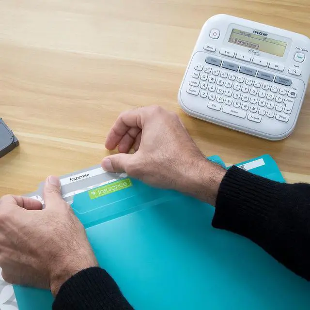 Alt view image 13 of 15 - Brother® P-touch PT-D220 Home/Office Everyday Label Maker - 14 Fonts - 180 dpi - Tape - QWERTY - for Home, Office