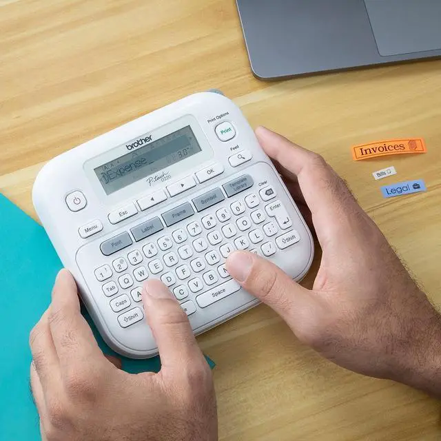 Alt view image 14 of 15 - Brother® P-touch PT-D220 Home/Office Everyday Label Maker - 14 Fonts - 180 dpi - Tape - QWERTY - for Home, Office