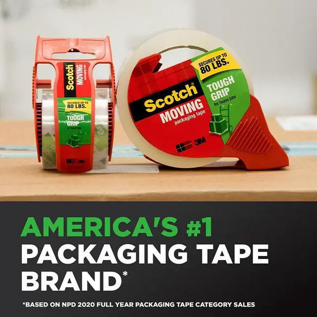 Alt view image 14 of 14 - Baumgartens Magnetic Tape Roll w/Dispenser 1/2"x15' BK Tape/GN Dispenser 66021