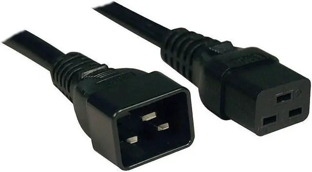 Alt view image 15 of 19 - Tripp Lite Heavy-Duty Power Extension Cord, 15A, 14 AWG (IEC-320-C19 to IEC-320-C20), 6 ft. (1.8 m) (P036-006-15A)