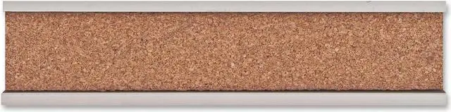 Main image of Advantus Map Rail 2"x8' Satin Aluminum 2031