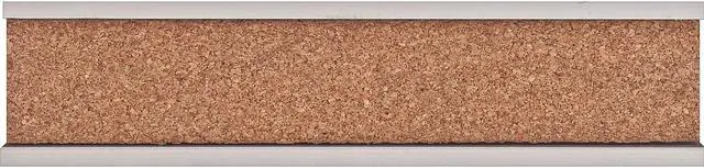 Alt view image 3 of 6 - Advantus Map Rail 2"x8' Satin Aluminum 2031