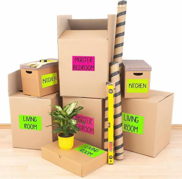 Alt view image 14 of 15 - Avery Neon Shipping Label Laser 5 1/2 x 8 1/2 Neon Magenta 200/Box 5948