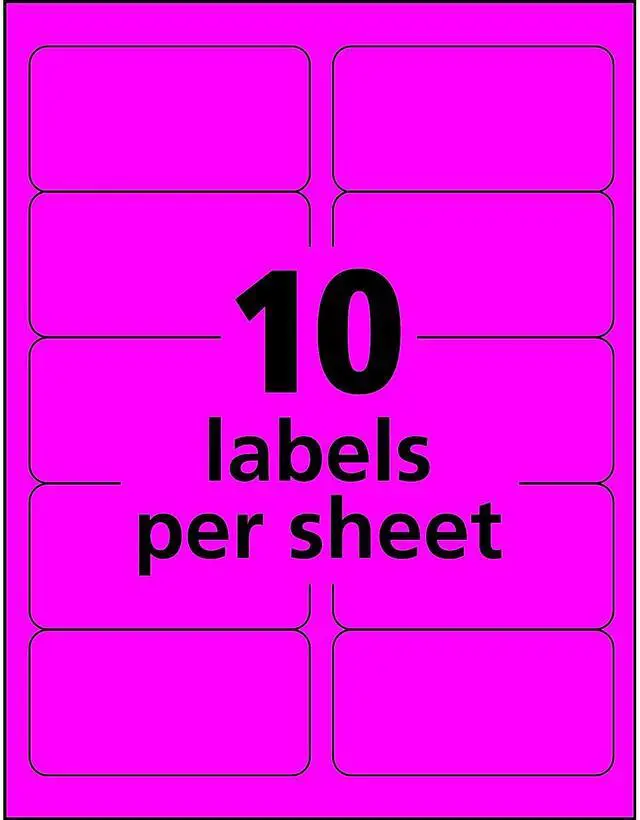 Alt view image 7 of 10 - Avery White Shipping Labels Laser/Inkjet 3 1/2 x 5 White 1000/Box 95935
