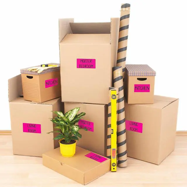 Alt view image 9 of 10 - Avery White Shipping Labels Laser/Inkjet 3 1/2 x 5 White 1000/Box 95935