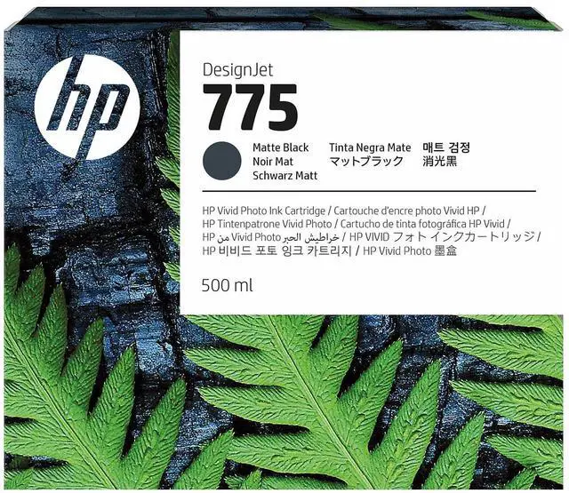 Main image of HP 775 500-ml Matte Black Ink Cartridge, 1XB22A