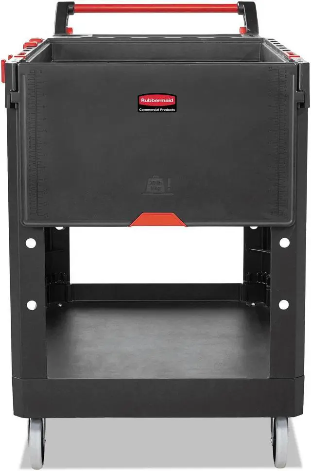 Alt view image 4 of 8 - Rubbermaid Commercial 1997208 Heavy Duty Adaptable Utility Cart