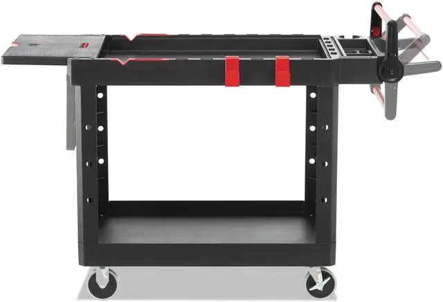 Alt view image 5 of 8 - Rubbermaid Commercial 1997208 Heavy Duty Adaptable Utility Cart