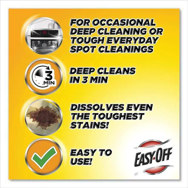 Alt view image 7 of 7 - Lysol Professional EASY-OFF Oven and Grill Cleaner 24 oz Aerosol 6/Carton 85261