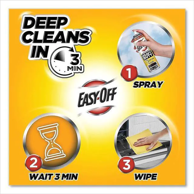 Alt view image 6 of 7 - Lysol Professional EASY-OFF Oven and Grill Cleaner 24 oz Aerosol 6/Carton 85261