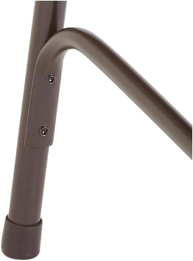 Alt view image 4 of 10 - National Public Seating NPS 2200 Series Fabric Padded Premium Folding Chairs Russet Walnut 4 Pack (2207/4)