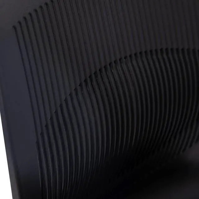 Alt view image 7 of 14 - Flash Furniture HERCULES Series Plastic Stack Chair with Lumbar Support Black 5 Pack (5RUTNC618BK)