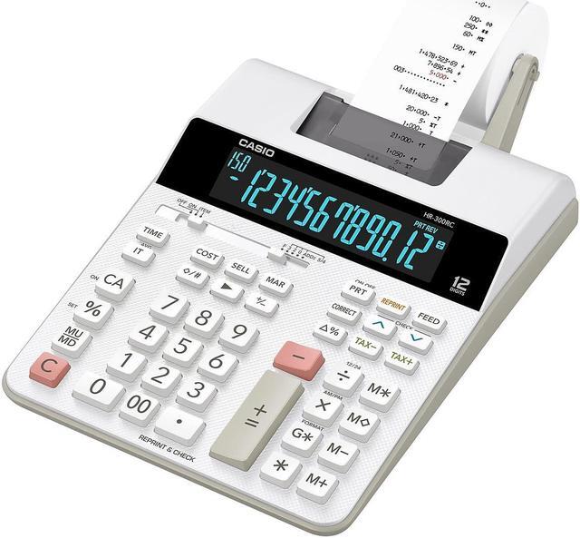 Alt view image 7 of 8 - Casio HR-300RC Printing Calculator