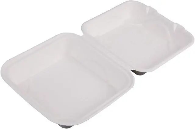 Alt view image 2 of 8 - Eco-Products Vanguard Clamshell Box 200/Carton (EP-HC81NFA) EPHC81NFA