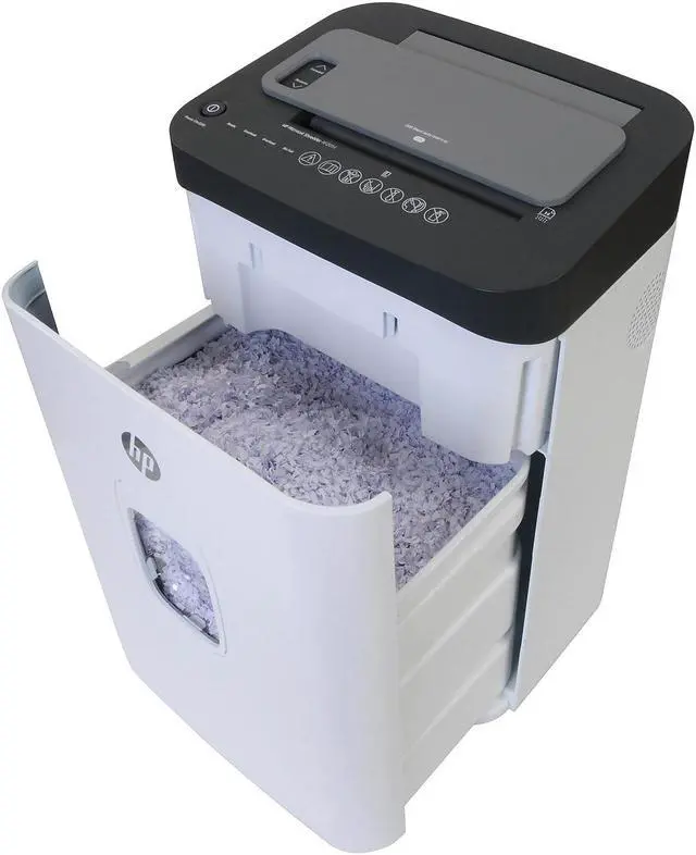 Alt view image 6 of 7 - HP 200-Sheet Microcut Heavy-Duty Auto-Feed Shredder (91031K) ROY91031K