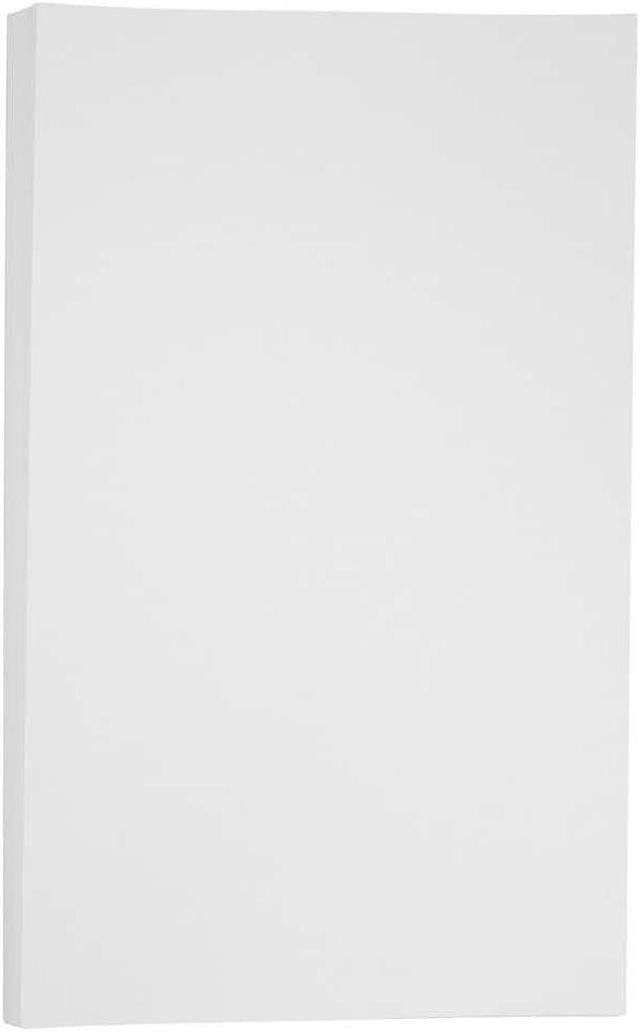 JAM Paper Vellum Bristol Cardstock Paper 67 lbs. 11 x 17 White 50 Sheets/ Pack (16934188) 