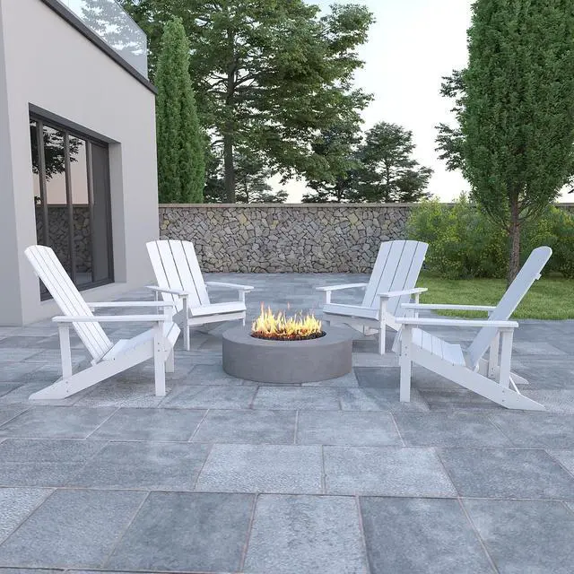 Alt view image 2 of 14 - Flash Furniture Aransas Patio Lounge Set Brown/Beige 4 Piece/Set (JJS312BNBG)