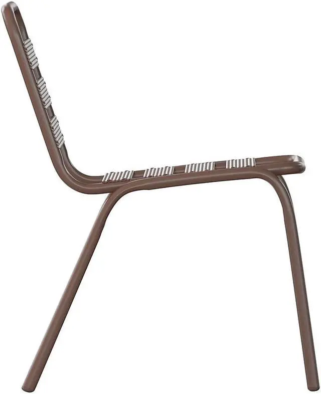 Alt view image 17 of 20 - Commercial Grade 30" High Orange Metal Indoor-Outdoor Barstool with Vertical Slat Back