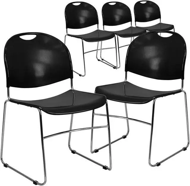 Alt view image 3 of 14 - Advantage Eggplant Church Chair 18.5 in. Wide