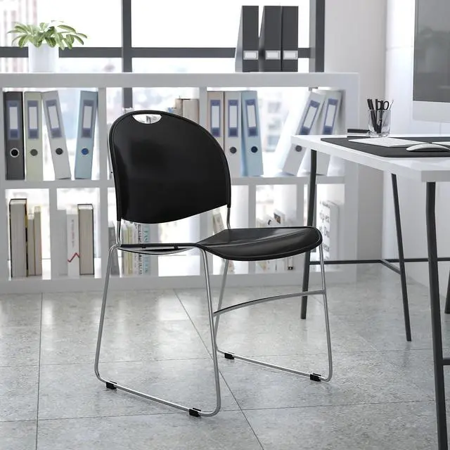Alt view image 7 of 14 - Advantage Eggplant Church Chair 18.5 in. Wide
