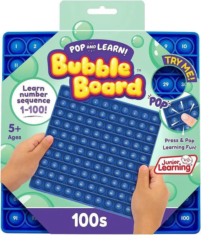 Main image of Junior Learning 100s Pop and Learn Bubble Board (JRL676)