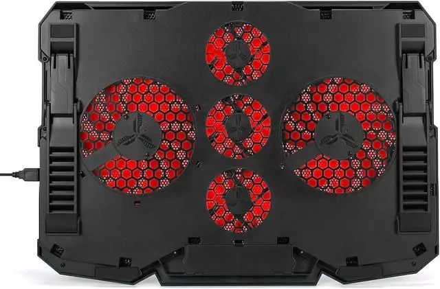 Alt view image 2 of 14 - ENHANCE Cryogen ENGXC20100RDWS Laptop Cooling Stand USB Connectivity Red 6030311