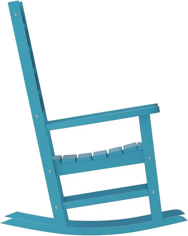 Alt view image 7 of 14 - Flash Furniture Manchester Contemporary Rocking Chair Blue (LEHMP2002110BL)