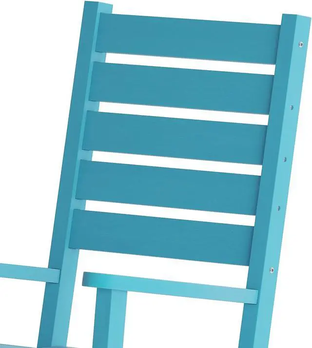Alt view image 6 of 14 - Flash Furniture Manchester Contemporary Rocking Chair Blue (LEHMP2002110BL)