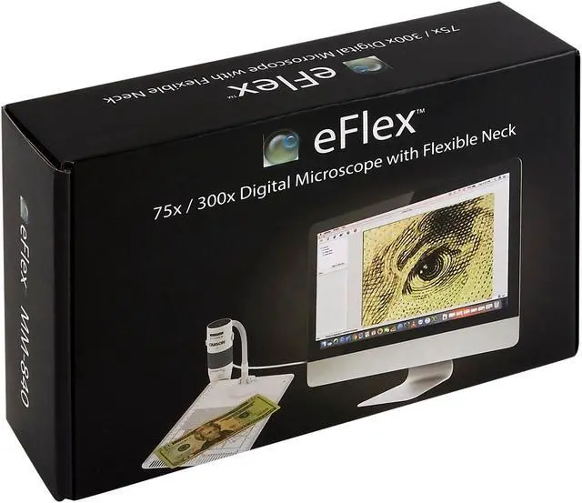 Alt view image 2 of 12 - Carson Optical eFlex 75x300x Digital Microscope (MM-840) CSNMM840