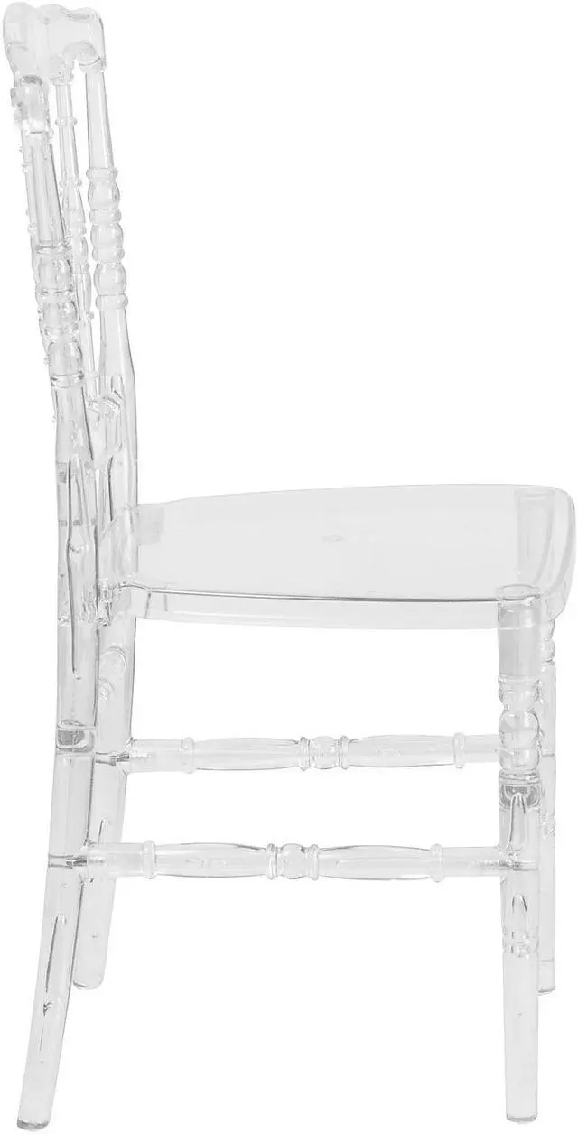 Alt view image 14 of 15 - 2 Pk. Flash Elegance Crystal Ice Napoleon Stacking Chair