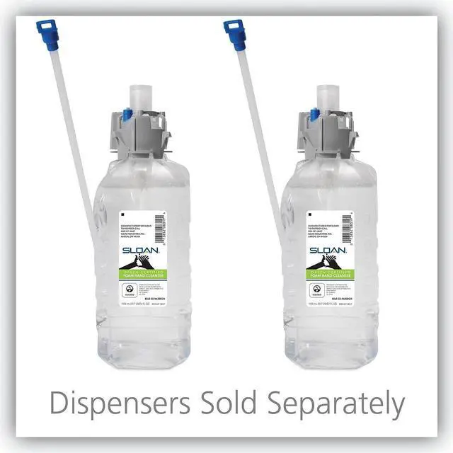 Alt view image 4 of 5 - SLOAN Green Certified Foam Hand Cleanser Refill Fragrance-Free 1500 mL 4/Carton 856504N6300GN