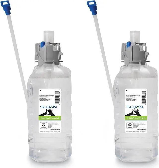 Alt view image 5 of 5 - SLOAN Green Certified Foam Hand Cleanser Refill Fragrance-Free 1500 mL 4/Carton 856504N6300GN