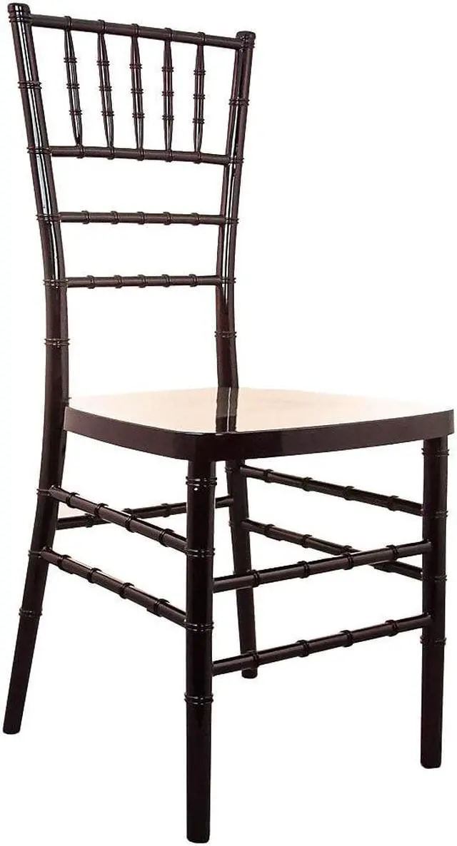 Alt view image 9 of 17 - FLASH FURNITURE RSCHI-M Advantage Mahogany Resin Chiavari Chair