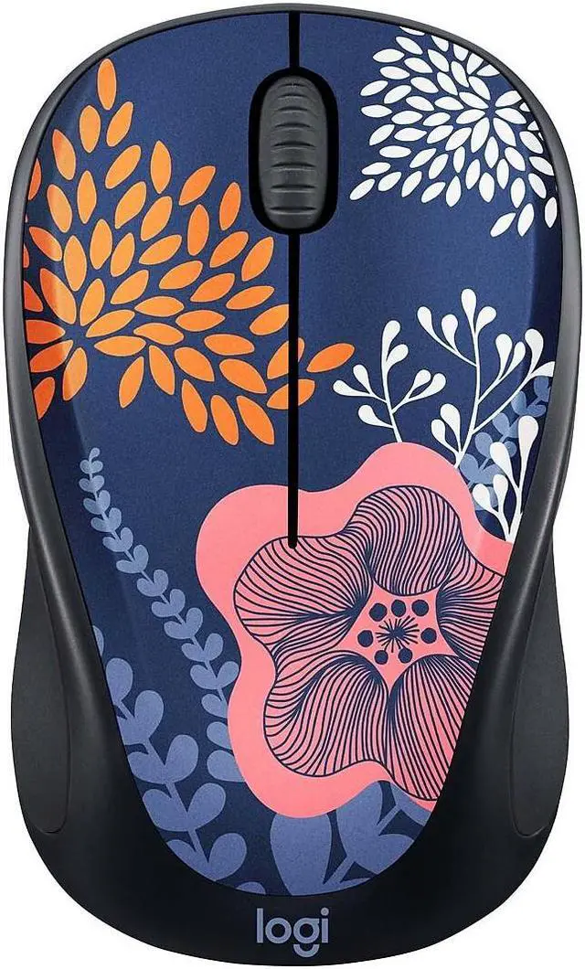 Alt view image 5 of 5 - Logitech - Design Collection Limited Edition Wireless 3-button Ambidextrous Mouse with Colorful Designs - Forest Floral