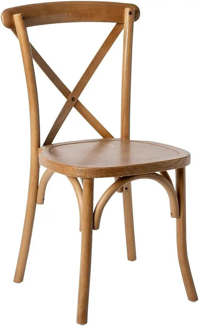 Main image of Flash Furniture HERCULES Series King Louis Chair Brown 2 Pack (2LESTMON) 2LEBLACKM
