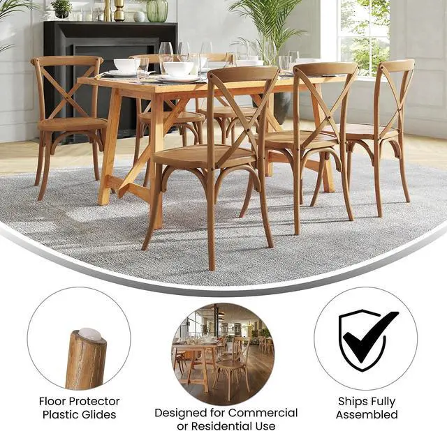 Alt view image 2 of 14 - Flash Furniture HERCULES Series King Louis Chair Brown 2 Pack (2LESTMON) 2LEBLACKM