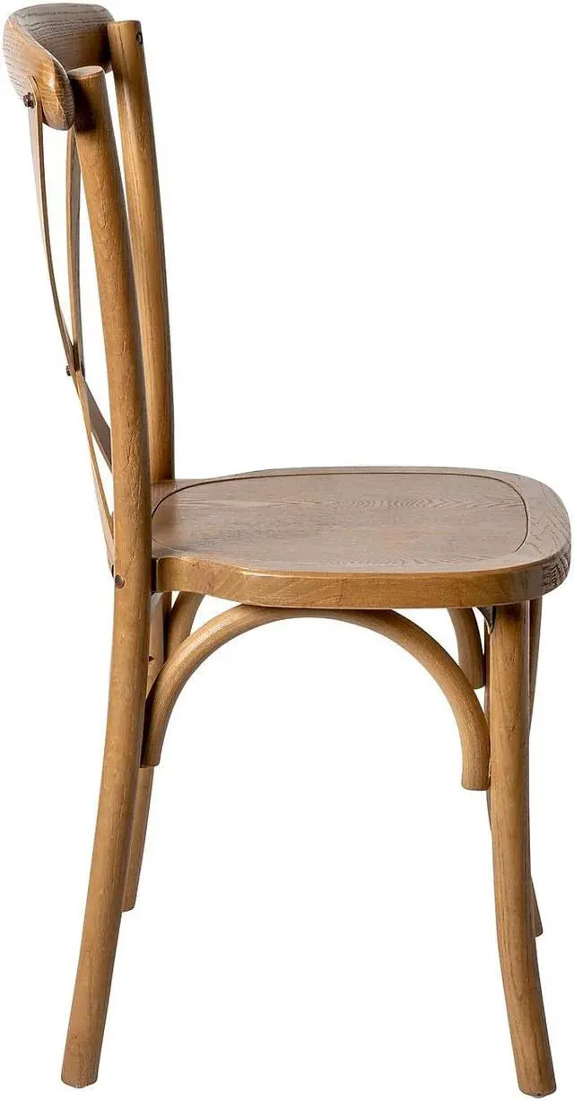 Alt view image 6 of 14 - Flash Furniture HERCULES Series King Louis Chair Brown 2 Pack (2LESTMON) 2LEBLACKM