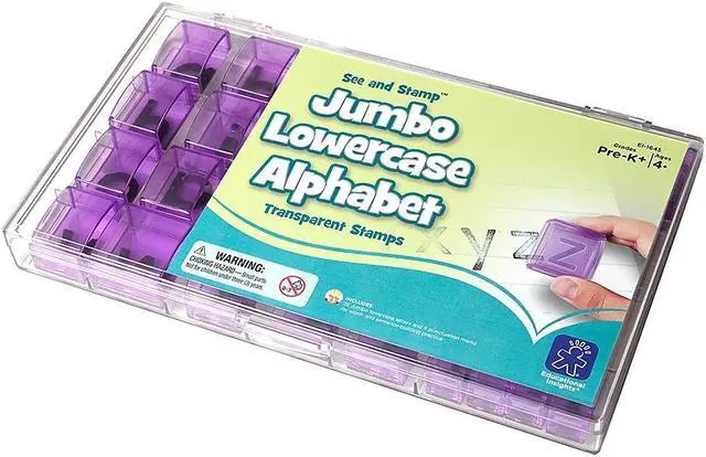 Alt view image 5 of 7 - Educational Insights See 7 Stamp Jumbo Lowercase