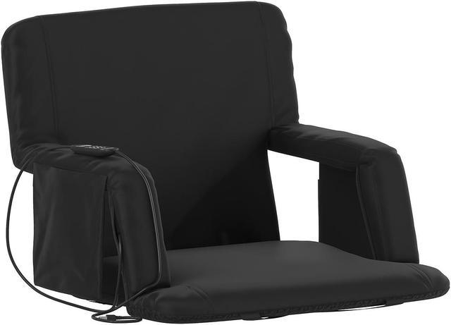 Black discount stadium chair