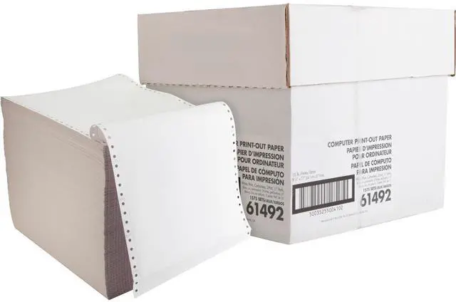 Alt view image 5 of 6 - Sparco Carbonless Paper Blank 2 Part 15 lb. 9-1/2"x11" 1575/CT 61492