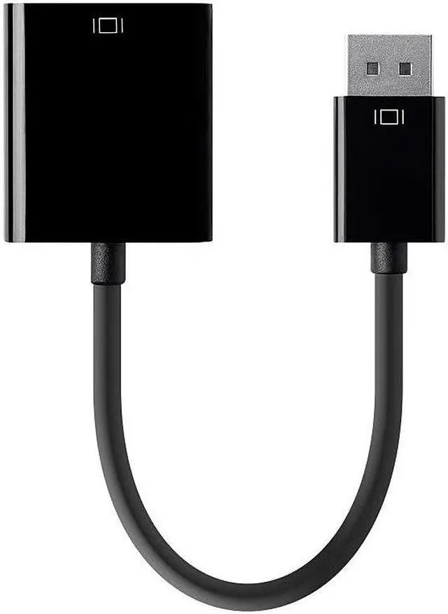 Alt view image 13 of 14 - Monoprice DisplayPort 1.2a to VGA Active Adapter - Black, For HDTV, Projector, Computer, Monitor Desktop, Laptop, PC